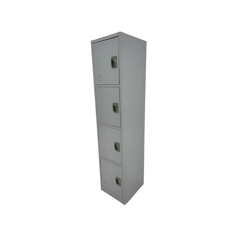 F-SU108-GY Type 8 Shelving locker unit with 4 door in metal