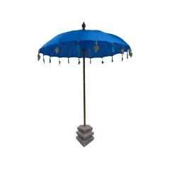 Balinese Umbrella - Blue F-UM201-BU