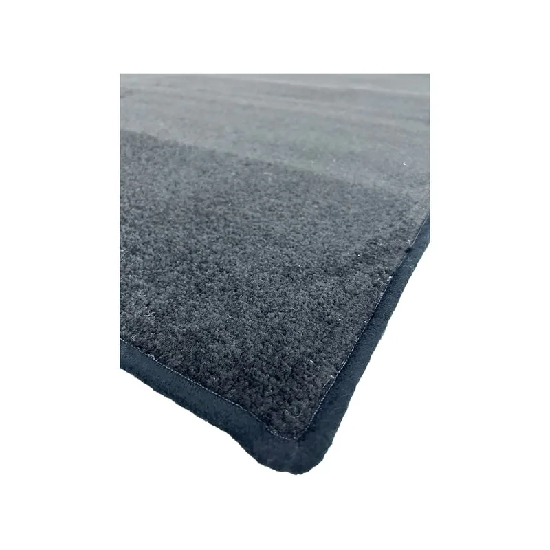 F-VC102-BL 7.5m long x 1.8m wide black VIP carpet with edging to all sides