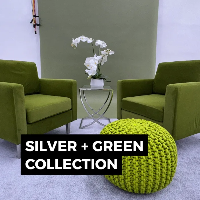 Silver + Green Collection